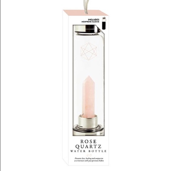 Lifestyle Rose Crystal Elixir Water bottle - Picture 2 of 3